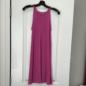 Francesca's Collections Pink Halter Sundress Midi
